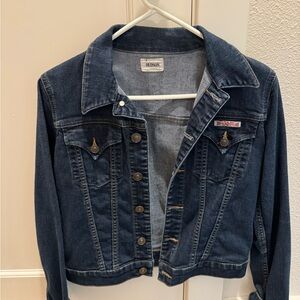 Hudson Jeans Women's Dark Blue Denim Jacket